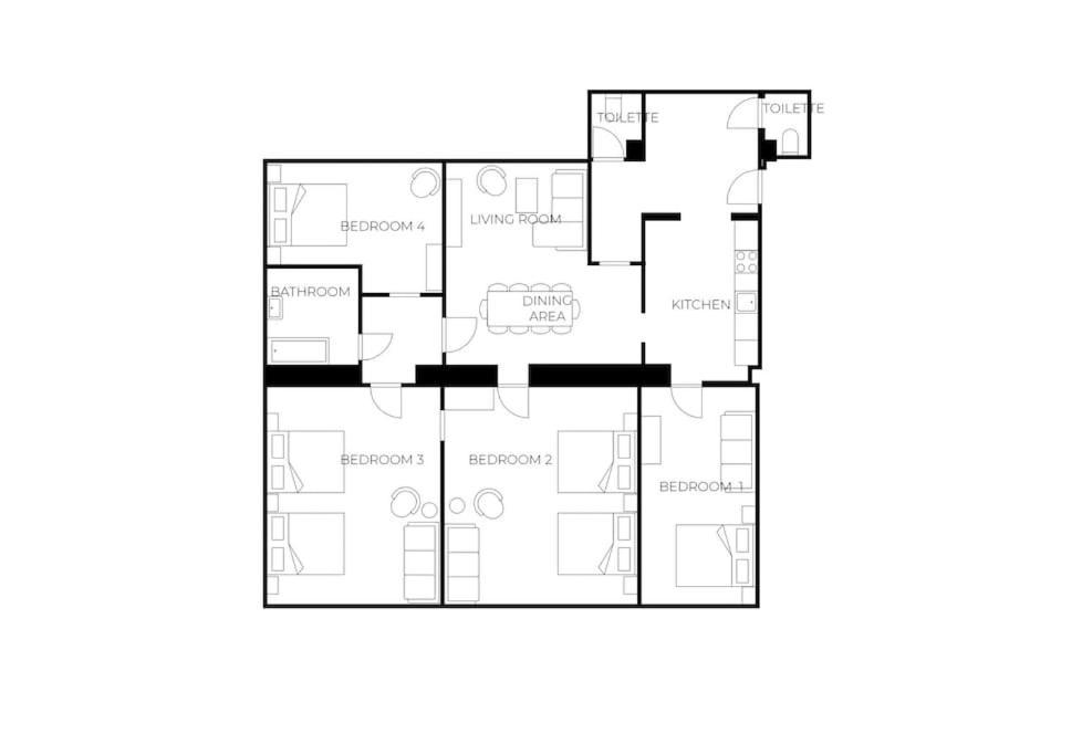 Very Spacious 4br Close To Matzleinsdorferplatz Apartment *